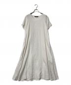 mizuiro-indミズイロインド）の古着「リネンフレアワンピース」｜ホワイト