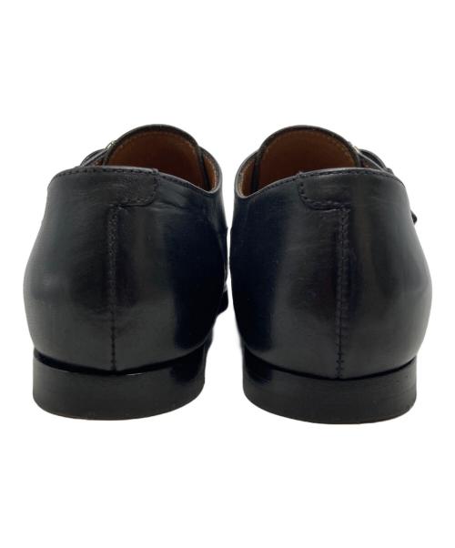 MARGARET HOWELL（マーガレットハウエル）MARGARET HOWELL (マーガレットハウエル) ストレートチップモンクストラップシューズ ブラック サイズ:37の古着・服飾アイテム