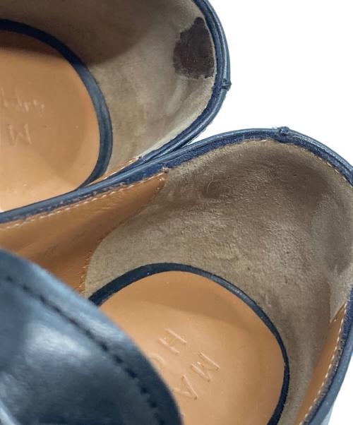 MARGARET HOWELL（マーガレットハウエル）MARGARET HOWELL (マーガレットハウエル) ストレートチップモンクストラップシューズ ブラック サイズ:37の古着・服飾アイテム