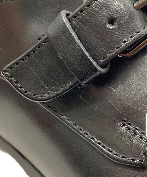 MARGARET HOWELL（マーガレットハウエル）MARGARET HOWELL (マーガレットハウエル) ストレートチップモンクストラップシューズ ブラック サイズ:37の古着・服飾アイテム