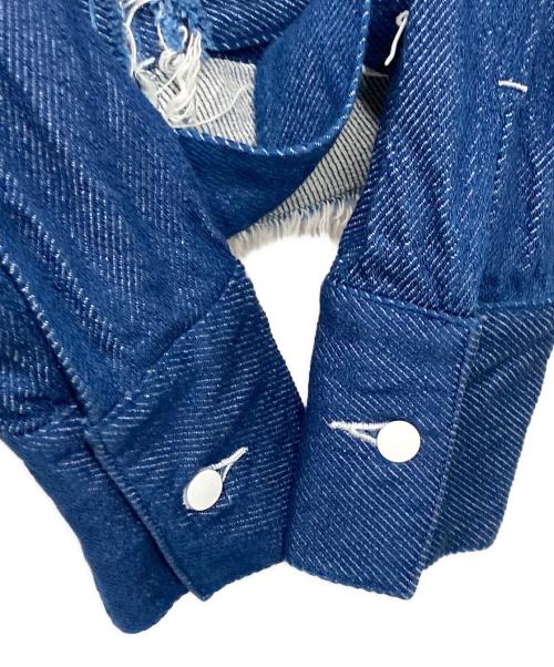soduk（スドーク）soduk (スドーク) cutting denim jacket インディゴ サイズ:Fの古着・服飾アイテム