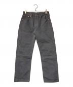 LEVI'Sリーバイス）の古着「90's 先染め501デニムパンツ」｜ブラック