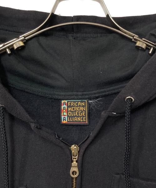 AACA（アフリカン・アメリカン・カレッジ・アライアンス）AACA　 (アフリカン・アメリカン・カレッジ・アライアンス) フーデッドベスト ブラック サイズ:タグ印字スレの為不明 実寸参照の古着・服飾アイテム