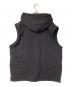AACA　 (アフリカン・アメリカン・カレッジ・アライアンス) フーデッドベスト ブラック サイズ:タグ印字スレの為不明 実寸参照：6000円