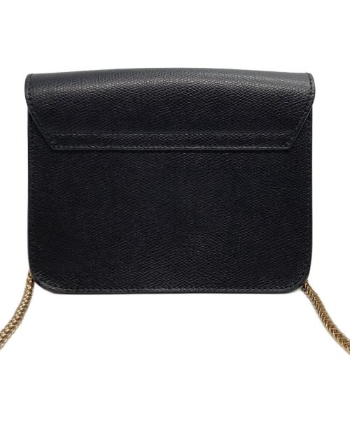 FURLA（フルラ）FURLA (フルラ) メトロポリスチェーンショルダーバッグ ブラックの古着・服飾アイテム