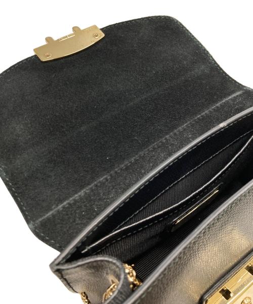 FURLA（フルラ）FURLA (フルラ) メトロポリスチェーンショルダーバッグ ブラックの古着・服飾アイテム