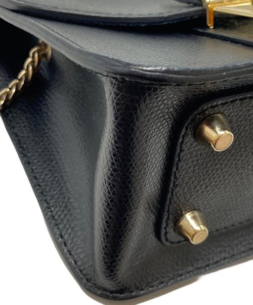 FURLA（フルラ）FURLA (フルラ) メトロポリスチェーンショルダーバッグ ブラックの古着・服飾アイテム