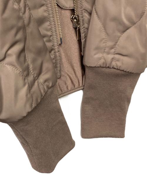 FIVE BROTHER（ファイブブラザー）FIVE BROTHER (ファイブブラザー) BEAUTY&YOUTH (ビューティーアンドユース) 別注 キルティングジャケット ベージュ サイズ:Mの古着・服飾アイテム