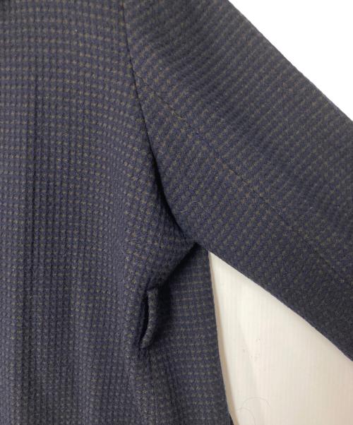 Leilian（レリアン）LEILIAN (レリアン) ウールフーデッドコート ネイビー サイズ:13の古着・服飾アイテム