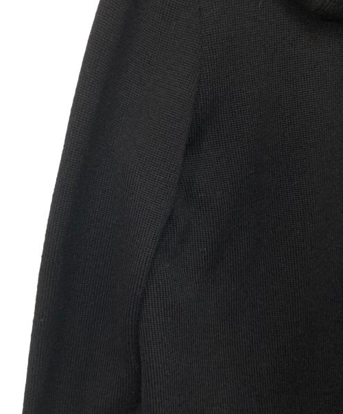 Leilian（レリアン）LEILIAN (レリアン) キルティング切替フーデッドジャケット ブラック サイズ:13の古着・服飾アイテム