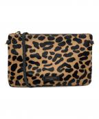 GIANNI CHIARINIジャンニ キアリーニ）の古着「レオパード柄ショルダーバッグ」｜ブラウン×ブラック