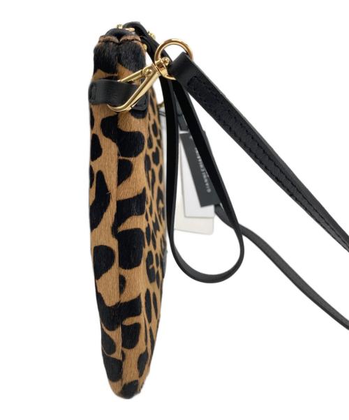 GIANNI CHIARINI（ジャンニ キアリーニ）GIANNI CHIARINI (ジャンニ キアリーニ) レオパード柄ショルダーバッグ ブラウン×ブラックの古着・服飾アイテム