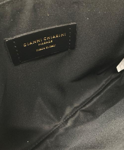 GIANNI CHIARINI（ジャンニ キアリーニ）GIANNI CHIARINI (ジャンニ キアリーニ) レオパード柄ショルダーバッグ ブラウン×ブラックの古着・服飾アイテム