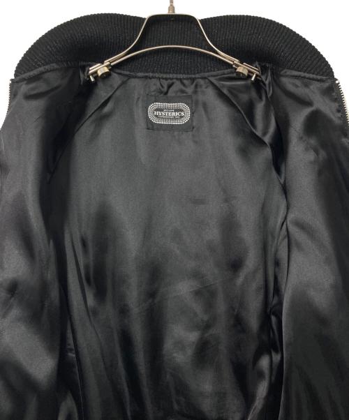 hysterics（ヒステリックス）HYSTERICS (ヒステリックス) Hysteric Glamour バイクガール刺繍スカジャン ブラック サイズ:FREEの古着・服飾アイテム