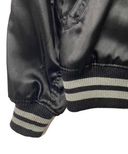 hysterics（ヒステリックス）HYSTERICS (ヒステリックス) Hysteric Glamour バイクガール刺繍スカジャン ブラック サイズ:FREEの古着・服飾アイテム