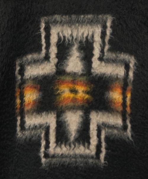 PENDLETON（ペンドルトン）PENDLETON (ペンドルトン) モヘヤ混クルーネックニット ブラック サイズ:Lの古着・服飾アイテム