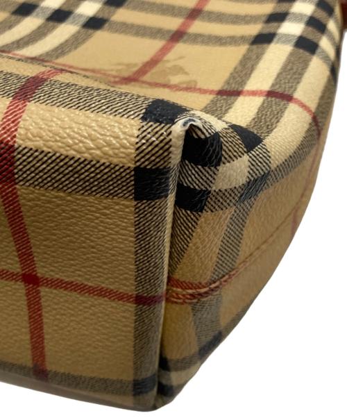 BURBERRY LONDON（バーバリーロンドン）BURBERRY LONDON (バーバリーロンドン) ノバチェック シャドーホース ショルダーバッグ ベージュの古着・服飾アイテム