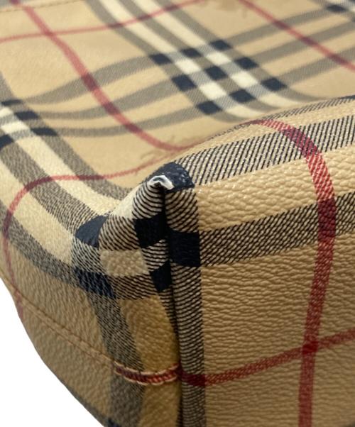 BURBERRY LONDON（バーバリーロンドン）BURBERRY LONDON (バーバリーロンドン) ノバチェック シャドーホース ショルダーバッグ ベージュの古着・服飾アイテム