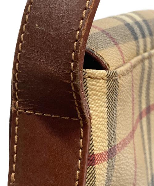 BURBERRY LONDON（バーバリーロンドン）BURBERRY LONDON (バーバリーロンドン) ノバチェック シャドーホース ショルダーバッグ ベージュの古着・服飾アイテム