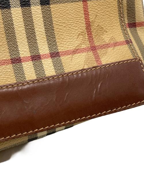 BURBERRY LONDON（バーバリーロンドン）BURBERRY LONDON (バーバリーロンドン) ノバチェック シャドーホース ショルダーバッグ ベージュの古着・服飾アイテム