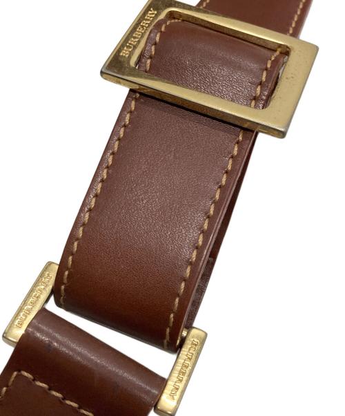 BURBERRY LONDON（バーバリーロンドン）BURBERRY LONDON (バーバリーロンドン) ノバチェック シャドーホース ショルダーバッグ ベージュの古着・服飾アイテム