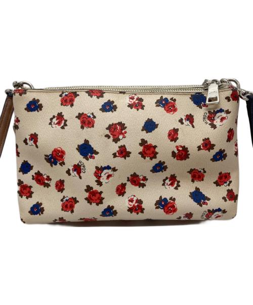 COACH（コーチ）COACH (コーチ) 花柄ショルダーバッグ ベージュの古着・服飾アイテム