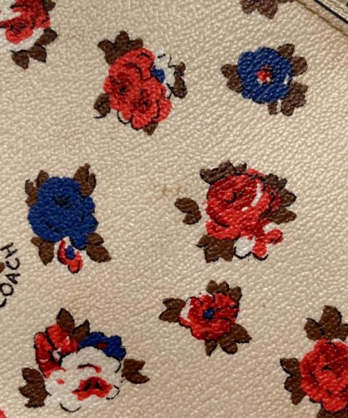 COACH（コーチ）COACH (コーチ) 花柄ショルダーバッグ ベージュの古着・服飾アイテム