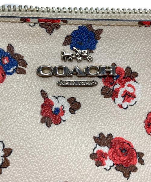 COACH（コーチ）COACH (コーチ) 花柄ショルダーバッグ ベージュの古着・服飾アイテム