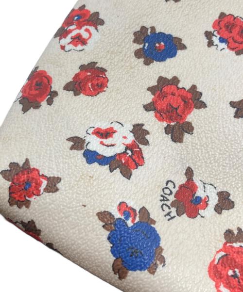 COACH（コーチ）COACH (コーチ) 花柄ショルダーバッグ ベージュの古着・服飾アイテム