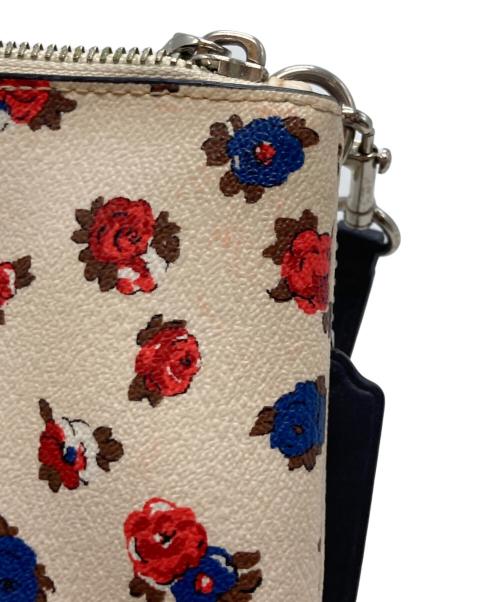 COACH（コーチ）COACH (コーチ) 花柄ショルダーバッグ ベージュの古着・服飾アイテム