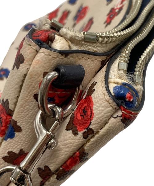 COACH（コーチ）COACH (コーチ) 花柄ショルダーバッグ ベージュの古着・服飾アイテム