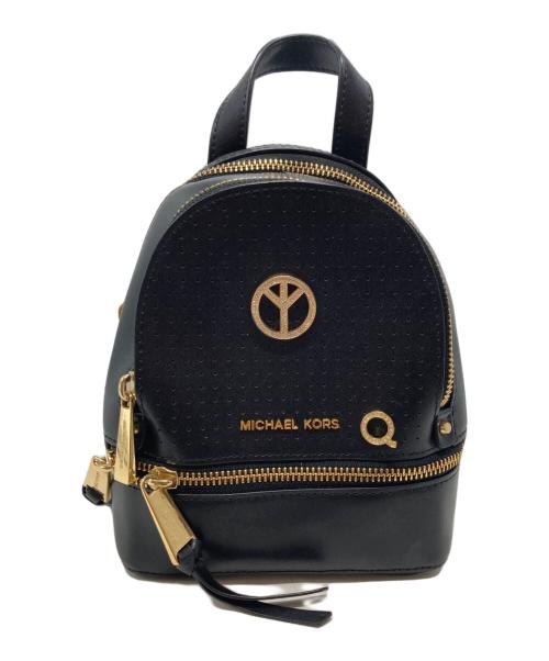 MICHAEL KORS（マイケル・コース）MICHAEL KORS (マイケル・コース) 2WAY ミニリュック ブラックの古着・服飾アイテム