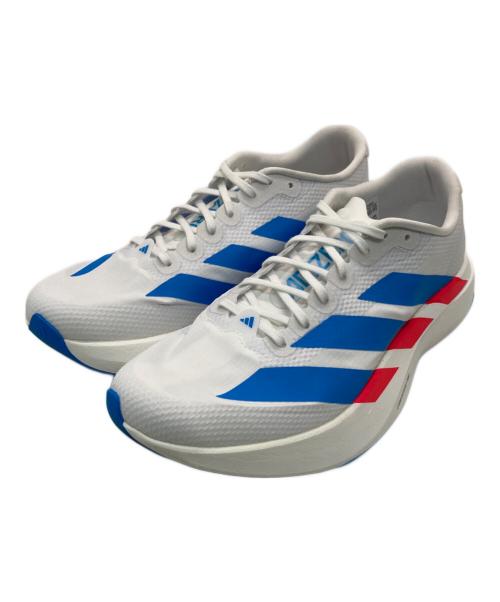 adidas（アディダス）adidas (アディダス) ADIZERO EVO SL WOVEN ホワイト×ブルー サイズ:US8/UK7.5/FR411/3/JP26.0/CHN255の古着・服飾アイテム