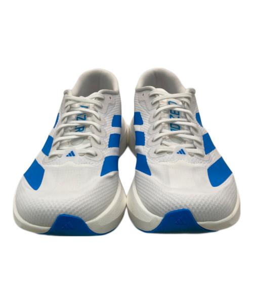 adidas（アディダス）adidas (アディダス) ADIZERO EVO SL WOVEN ホワイト×ブルー サイズ:US8/UK7.5/FR411/3/JP26.0/CHN255の古着・服飾アイテム