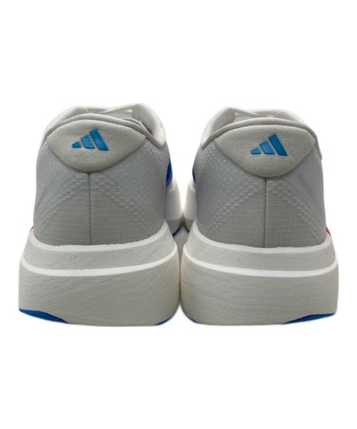 adidas（アディダス）adidas (アディダス) ADIZERO EVO SL WOVEN ホワイト×ブルー サイズ:US8/UK7.5/FR411/3/JP26.0/CHN255の古着・服飾アイテム