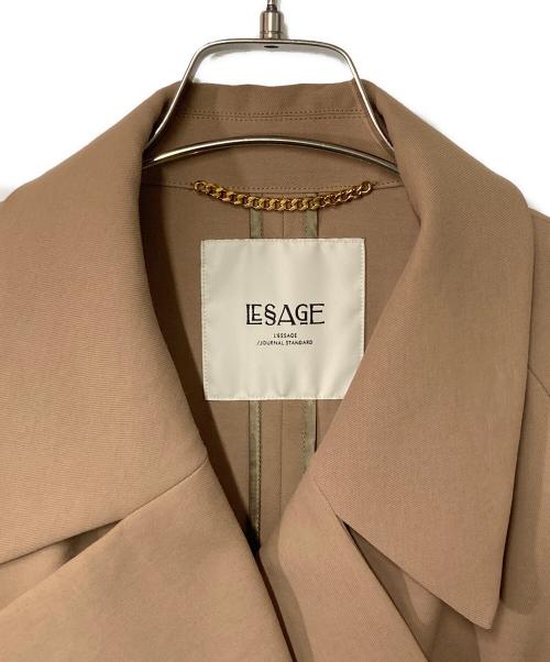 journal standard L'essage（ジャーナルスタンダード レサージュ）journal standard L'essage (ジャーナルスタンダード レサージュ) DULF ニュアンス トレンチコート ベージュ サイズ:Freeの古着・服飾アイテム