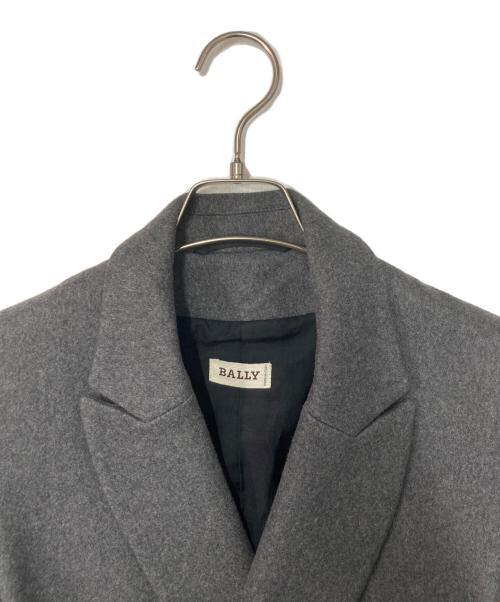 BALLY（バリー）BALLY (バリー) カシミヤ混 トッパーコート グレー サイズ:36の古着・服飾アイテム