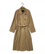 allurevilleアルアバイル）の古着「ギャバタックスリーブトレンチコート」｜ベージュ