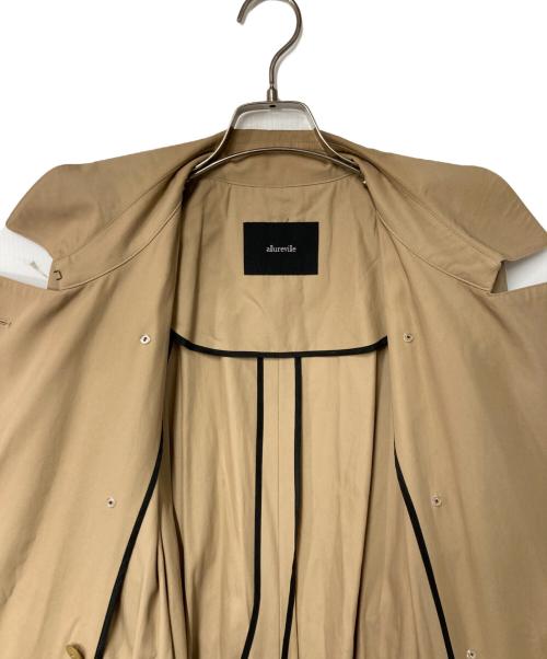 allureville（アルアバイル）allureville (アルアバイル) ギャバタックスリーブトレンチコート ベージュ サイズ:2の古着・服飾アイテム