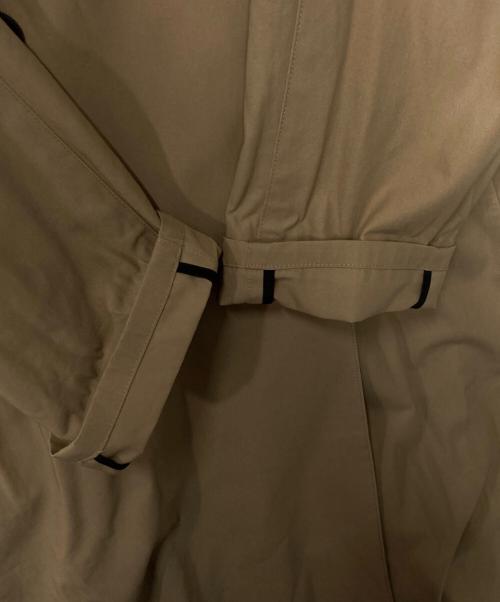 allureville（アルアバイル）allureville (アルアバイル) ギャバタックスリーブトレンチコート ベージュ サイズ:2の古着・服飾アイテム