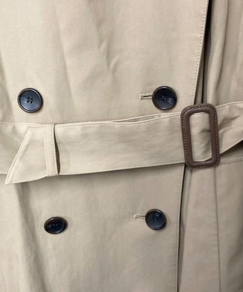 allureville（アルアバイル）allureville (アルアバイル) ギャバタックスリーブトレンチコート ベージュ サイズ:2の古着・服飾アイテム