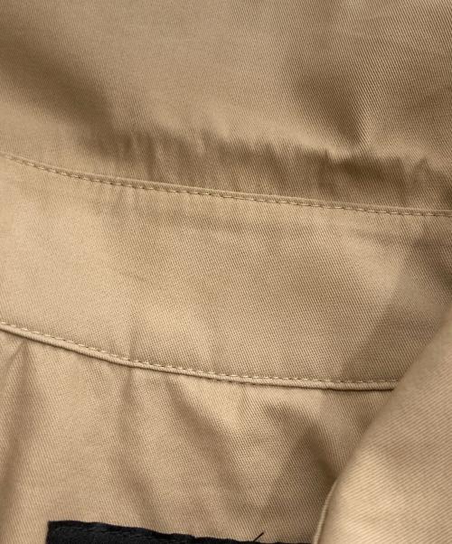 allureville（アルアバイル）allureville (アルアバイル) ギャバタックスリーブトレンチコート ベージュ サイズ:2の古着・服飾アイテム