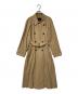 allureville（アルアバイル）の古着「ギャバタックスリーブトレンチコート」｜ベージュ