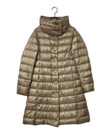 HERNO（ヘルノ）の古着「スタンドカラーダウンコート」｜ベージュ