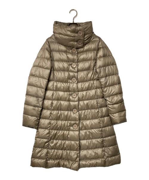 HERNO（ヘルノ）HERNO (ヘルノ) スタンドカラーダウンコート ベージュ サイズ:40の古着・服飾アイテム