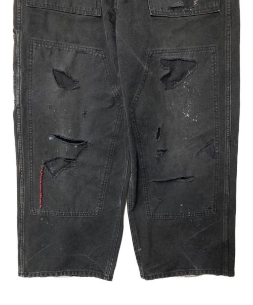 anachronorm（アナクロノーム）anachronorm (アナクロノーム) J.S HOMESTEAD (ジャーナルスタンダード ホームステッド) ダメージ加工ペインターパンツ ブラック サイズ:Mの古着・服飾アイテム
