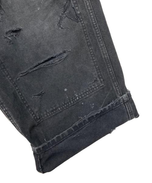 anachronorm（アナクロノーム）anachronorm (アナクロノーム) J.S HOMESTEAD (ジャーナルスタンダード ホームステッド) ダメージ加工ペインターパンツ ブラック サイズ:Mの古着・服飾アイテム