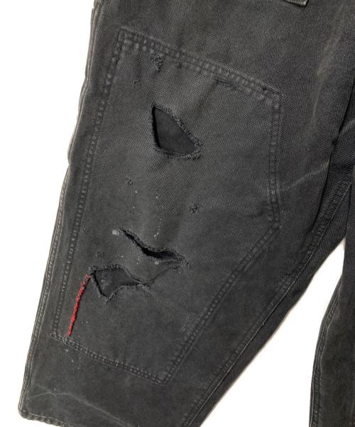 anachronorm（アナクロノーム）anachronorm (アナクロノーム) J.S HOMESTEAD (ジャーナルスタンダード ホームステッド) ダメージ加工ペインターパンツ ブラック サイズ:Mの古着・服飾アイテム