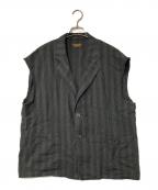 J.S HOMESTEADジャーナルスタンダード ホームステッド）の古着「ヘリンボーン スリーブレス ジャケット」｜グレー