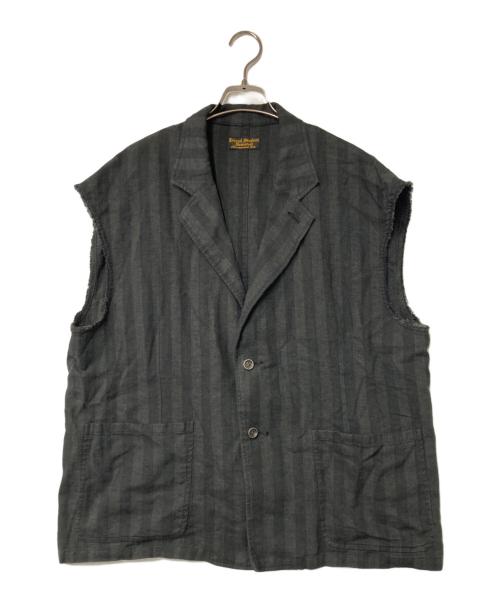 J.S HOMESTEAD（ジャーナルスタンダード ホームステッド）J.S HOMESTEAD (ジャーナルスタンダード ホームステッド) ヘリンボーン スリーブレス ジャケット グレー サイズ:Fの古着・服飾アイテム